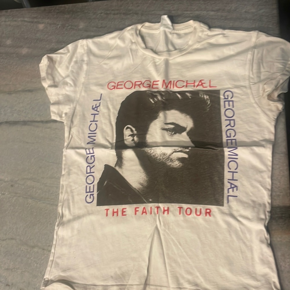 MadeWorn George Michael - The Faith Tour; worn once and washed; EXCELLENT